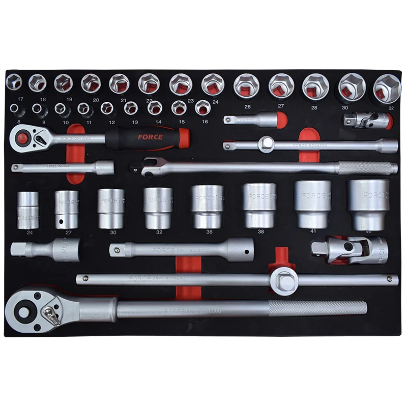42pc 1/2" (Inch) & 3/4" (Inch) Socket Combination Set