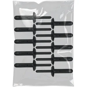 10pc Plastic Rivet 6.3x25.2mm