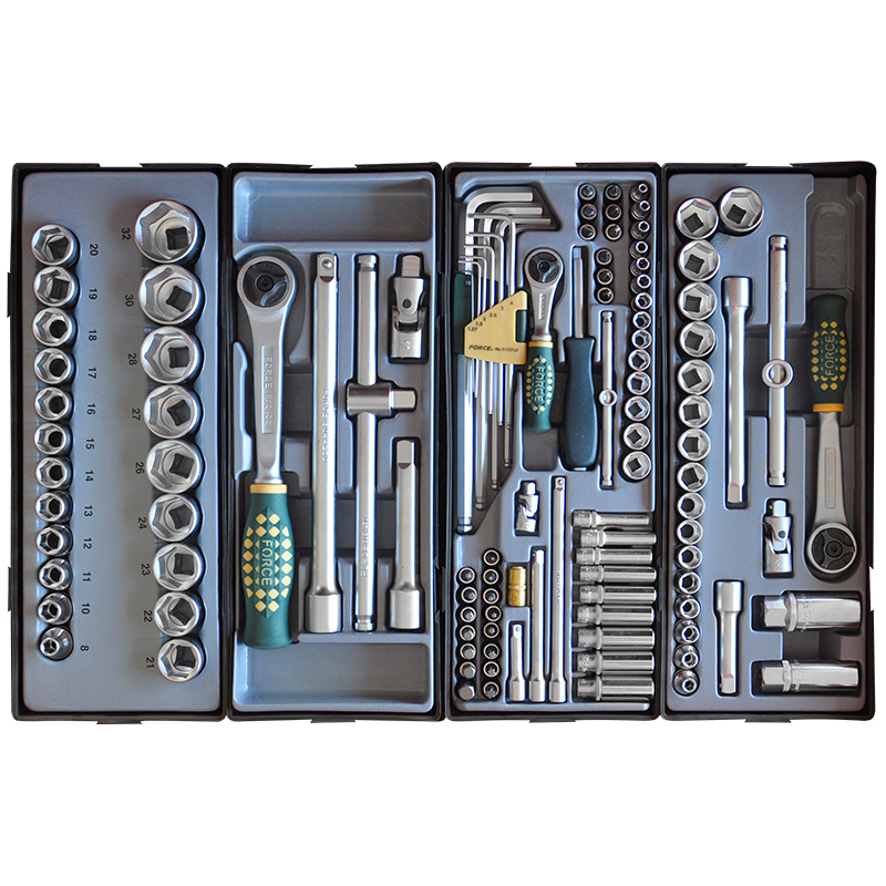 Red 7 Drawer Trolley with 286pc Tools - Image 3