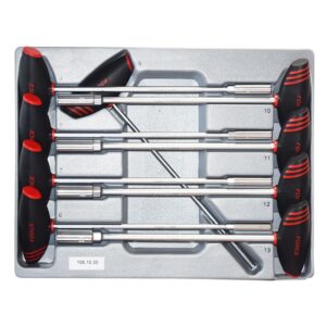 9pc Hex Nut Driver T Handle Set