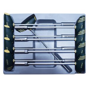 9pc Hex Nut Driver T Handle Set (SAE)