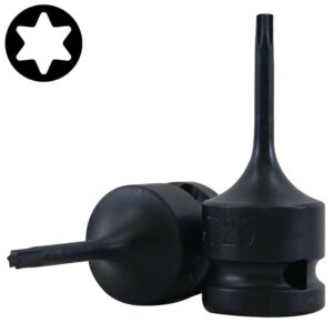 1/2" (Inch) Star Impact Socket Bit T20 (One Piece)