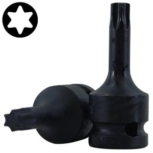 1/2" (Inch) Star Impact Socket Bit T50 (One Piece)