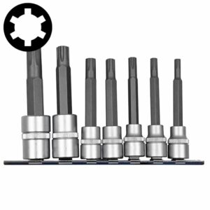 7pc Ribe Socket Bit Set