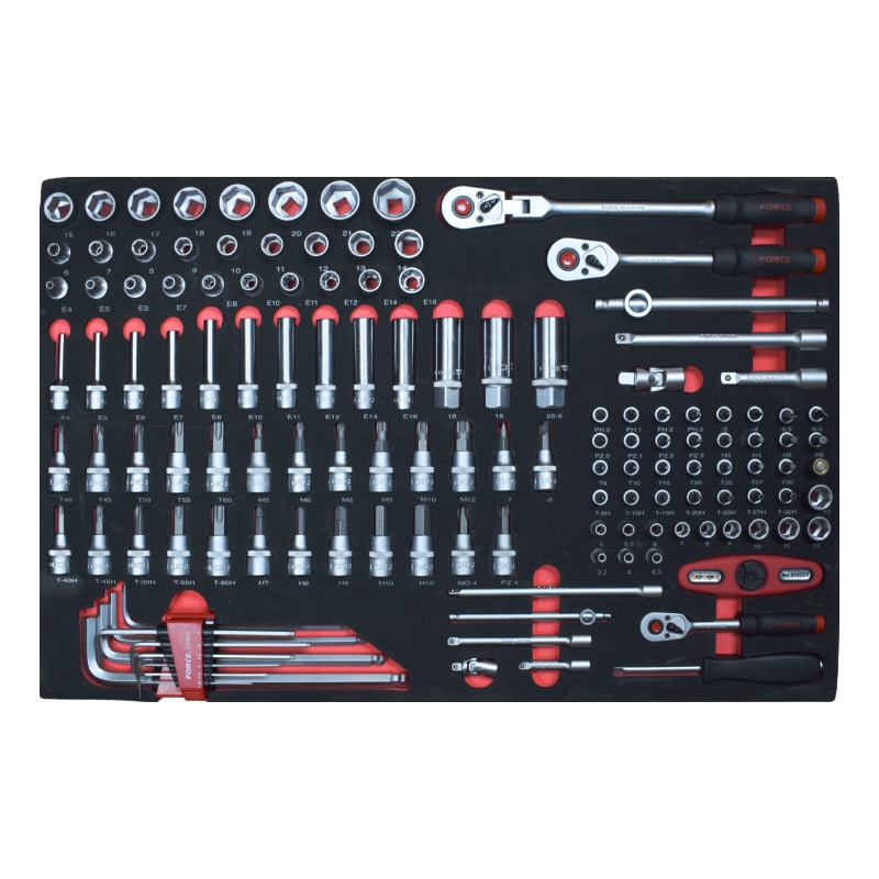 133pc 1/4" (Inch) & 3/8" (Inch) Socket Combination Set