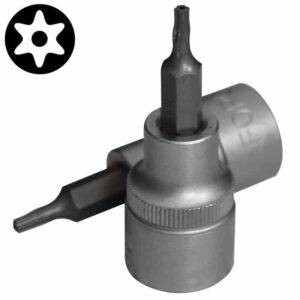 3/8" (Inch) Star Tamperproof Socket Bit T10H