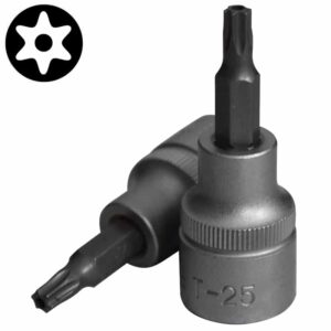 3/8" (Inch) Star Tamperproof Socket Bit T25H