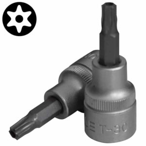 3/8" (Inch) Star Tamperproof Socket Bit T30H