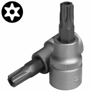3/8" (Inch) Star Tamperproof Socket Bit T45H