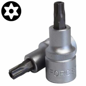 1/2" (Inch) Star Tamperproof Socket Bit T-45H 55mm