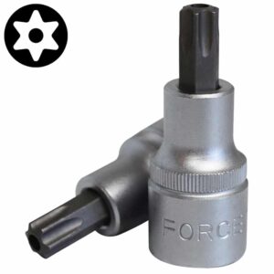 1/2" (Inch) Star Tamperproof Socket Bit T-50H 55mm