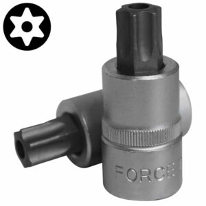 1/2" (Inch) Star Tamperproof Socket Bit T-60H 55mm