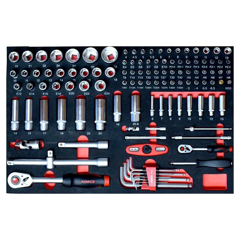 116pc 1/4" (Inch) & 1/2" (Inch) Socket Combination Set