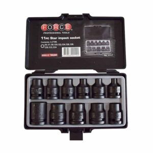 11pc Star Impact Socket Set