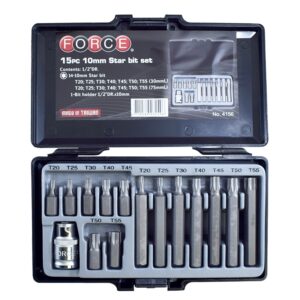 15pc 10mm Star Bit Set