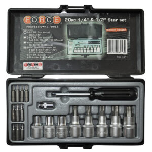 21pc 1/2" (Inch) Star Set