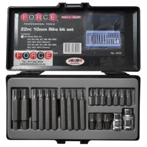 22pc Ribe Bit Set