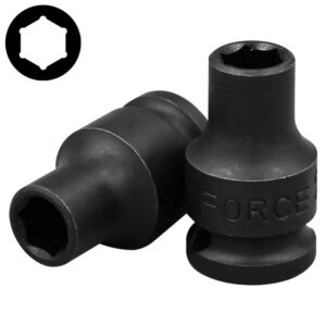 3/8" (Inch) 6pt. Magnetic Flank Impact Socket 8