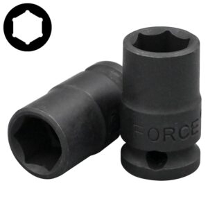 3/8" (Inch) 6pt. Magnetic Flank Impact Socket 12