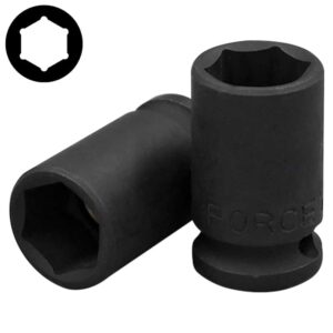 3/8" (Inch) 6pt. Magnetic Flank Impact Socket 13