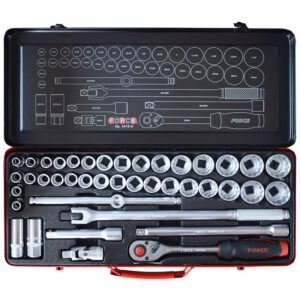 41pc 1/2" (Inch) 12pt. Flank Socket Combination Set (S&M)