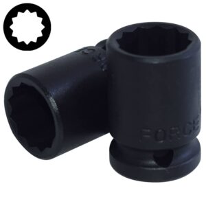 1/2" (Inch) 12pt. Impact Socket 19