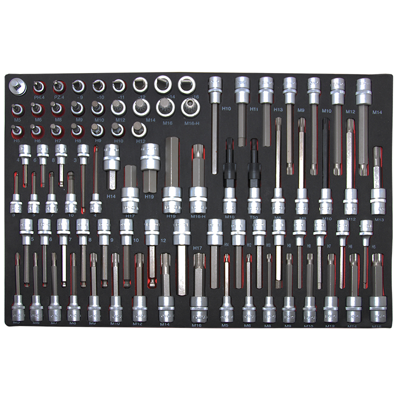 88pc 1/2" (Inch) Socket Bit Set