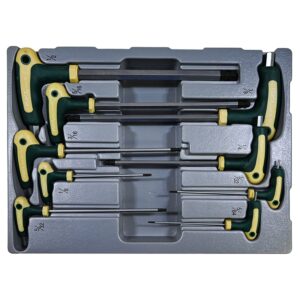 9pc Hex Ball Point Grip Key Set (SAE)