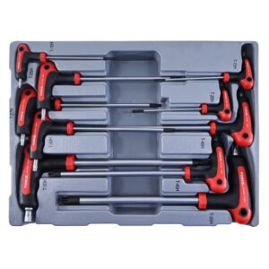 10pc Star Tamperproof Grip Key Set