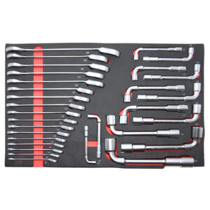 30pc Angle Wrench & Reversible Gear Wrench Set