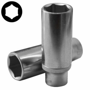 3/8" (Inch) 6pt. Deep Flank Socket 18