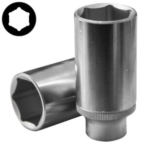 3/8" (Inch) 6pt. Deep Flank Socket 21