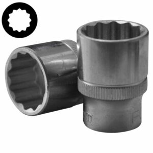 3/8" (Inch) 12pt. Flank Socket 19