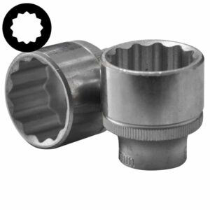 3/8" (Inch) 12pt. Flank Socket 21