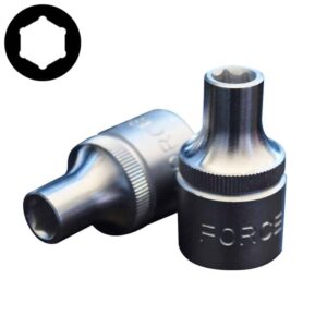 1/2" (Inch) 6pt. Flank Socket 7