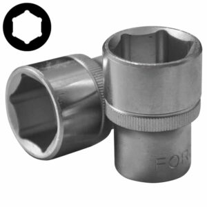 1/2" (Inch) 6pt. Flank Socket 19