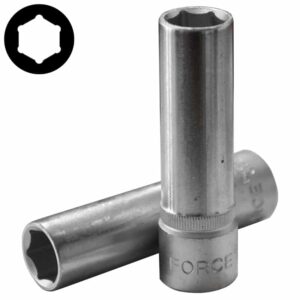 1/2" (Inch) 6pt. Deep Flank Socket 17