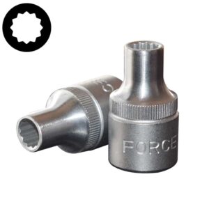 1/2" (Inch) 12pt. Flank Socket 8