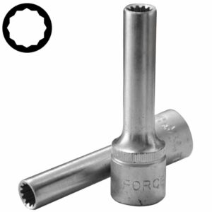 1/2" (Inch) Deep Spline Socket 10