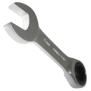 Stubby Flat Gear Wrench 17