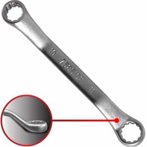 45° Midget Offset Ring Wrench 10x11