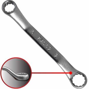 45° Midget Offset Ring Wrench 10x12