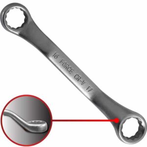 45° Midget Offset Ring Wrench 16x17