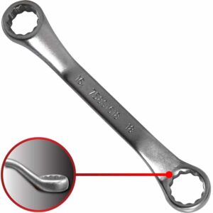45° Midget Offset Ring Wrench 16x18