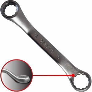 45° Midget Offset Ring Wrench 16x19