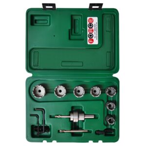 13pc Tungsten Carbide Tipped Metal Borer Set