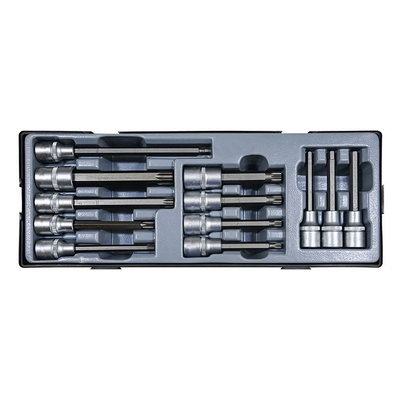 12pc 1/2" (Inch) Socket Bit Set