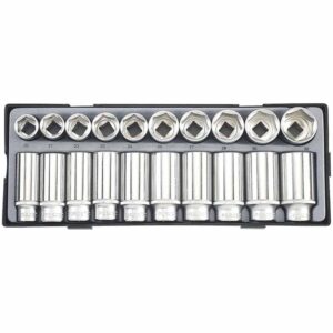 20pc 1/2" (Inch) 6pt. Flank Socket Set