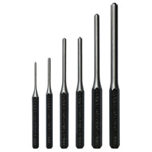 6pc Spring Pin Punch Set