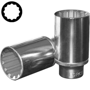 1/2" (Inch) Deep Spline Socket 30